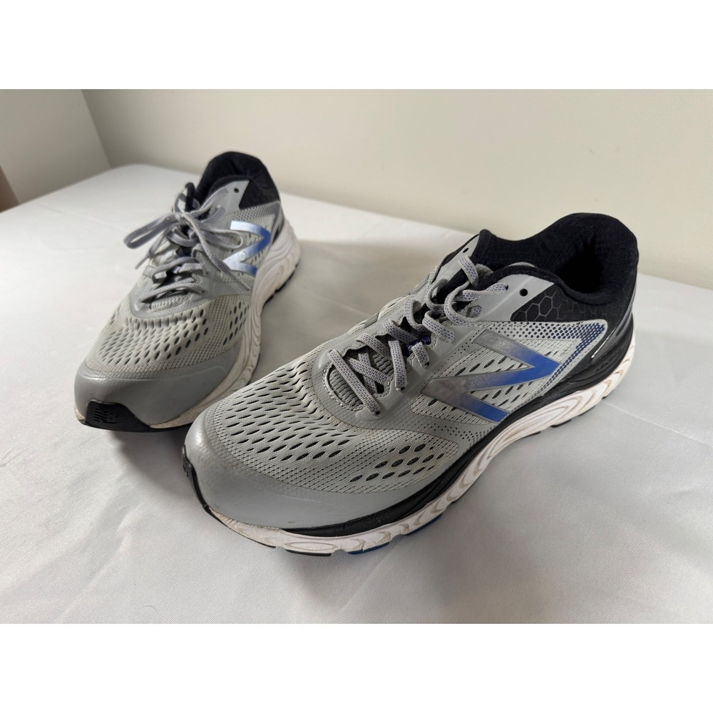 New Balance 840v4 Mens Running Shoes Grey Black Blue M840GB4 Size 12 4E Wide